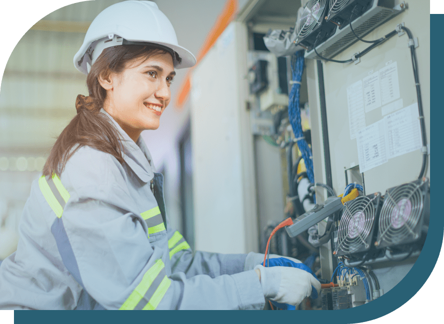 Youth in Natural Resources young woman electrician min